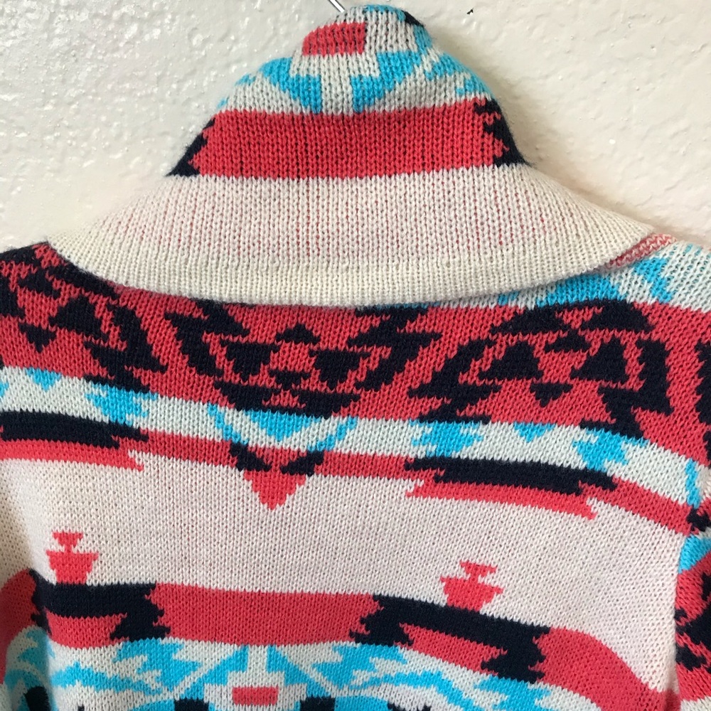 Moon Collection Multicolor Aztec Cardigan - Picture 8 of 9